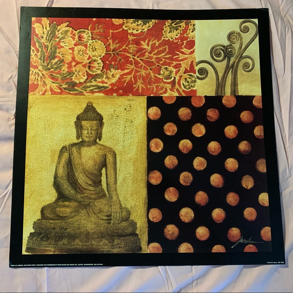 East Meets West I 
by Liz Jardine 
22"x22" Art Print.